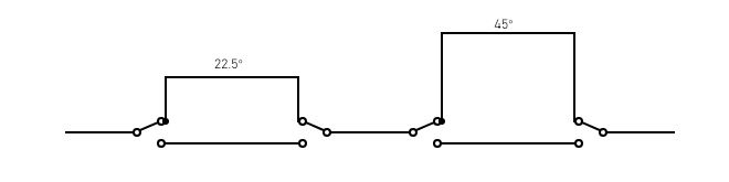 2-bit SPDT Switches Circuit