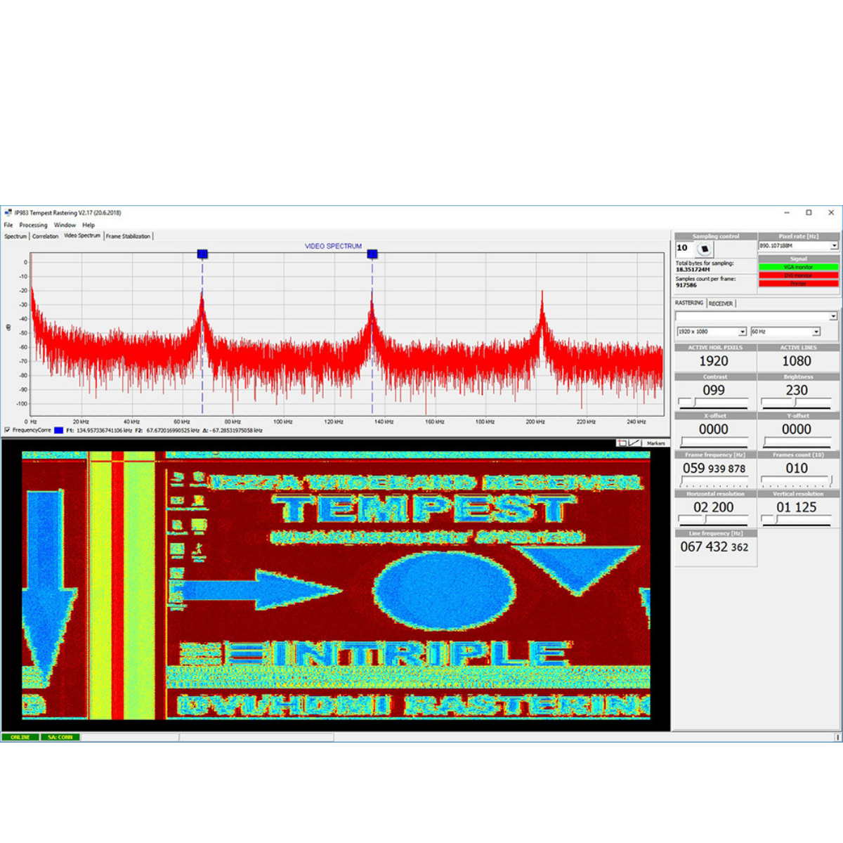 Intriple TEMPEST Software