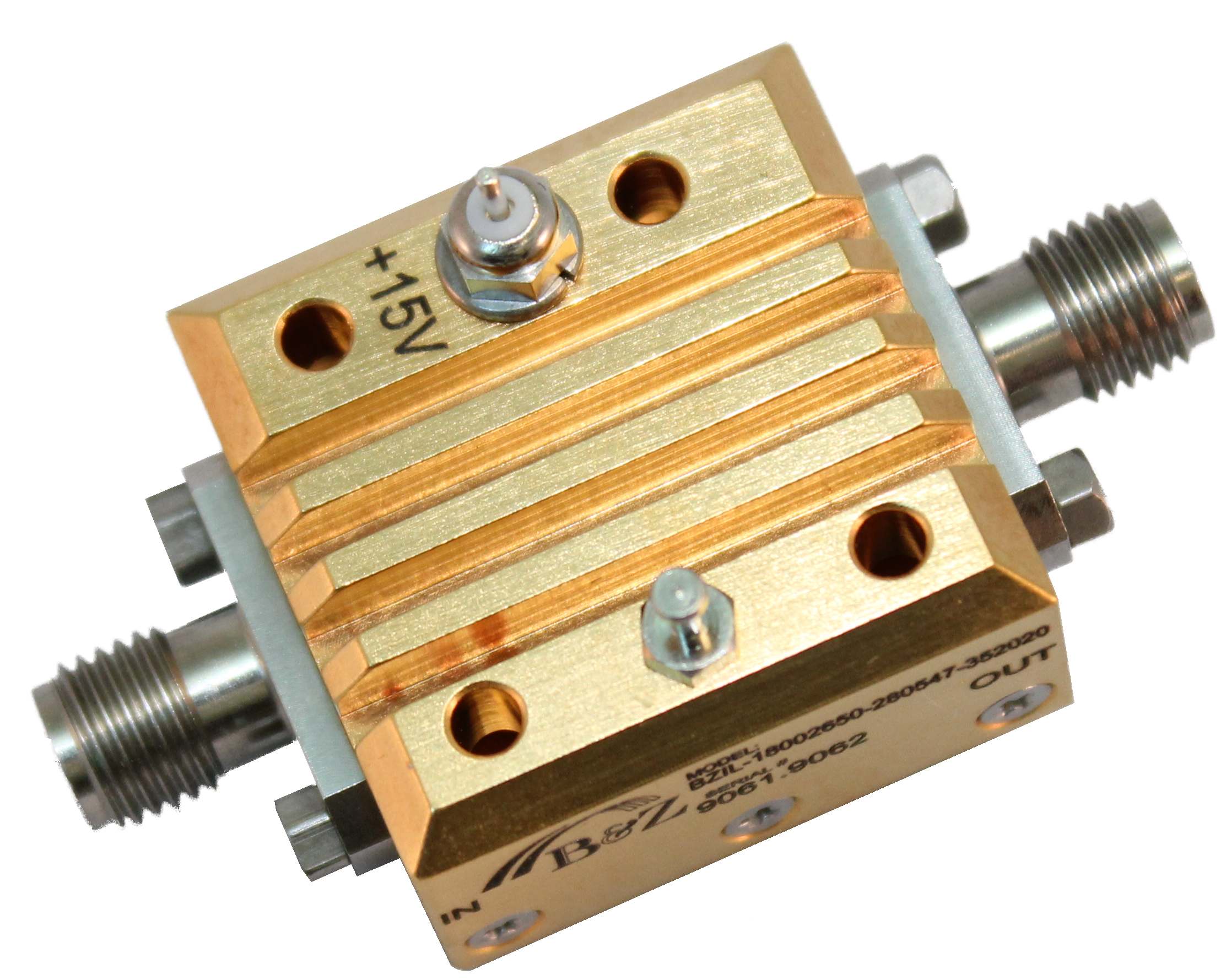 B&Z official cascaded amplifier housing, representative B&Z packaging only